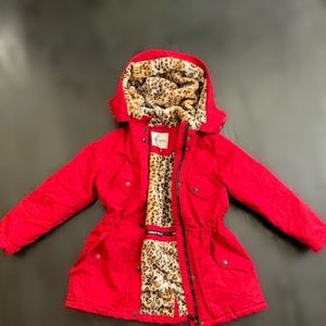 Girl cozy sassy parka jacket